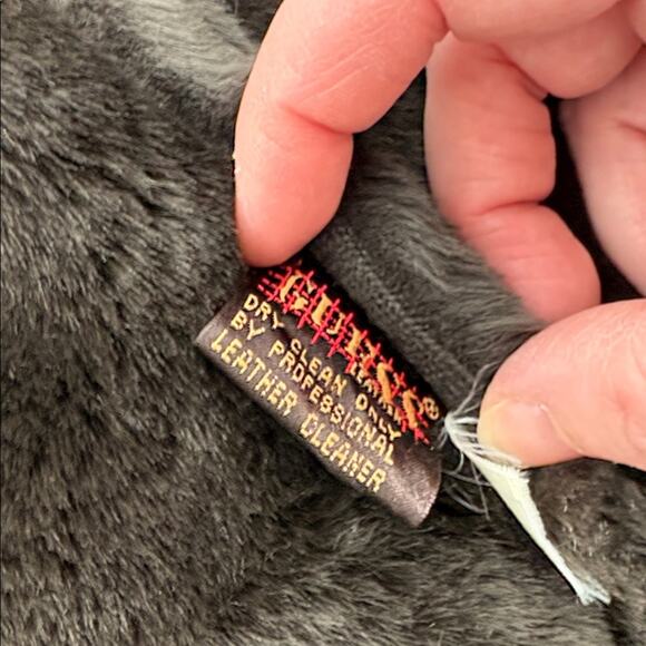 Vintage Guess USA Women’s Suede Faux Fur Jacket Size Large - Picture 7 of 16